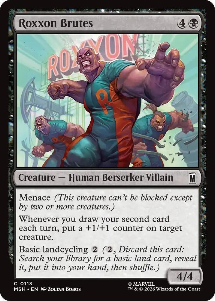 Roxxon Brutes - 113 Normal - Marvel Super Heroes