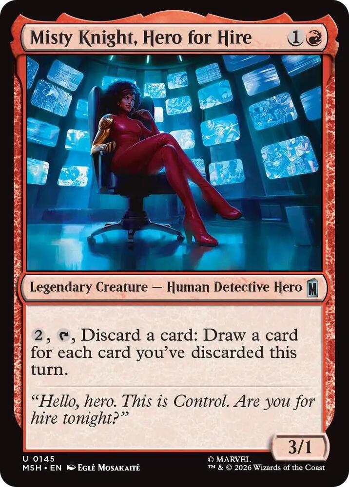 Misty Knight, Hero for Hire - 145 Normal - Marvel Super Heroes