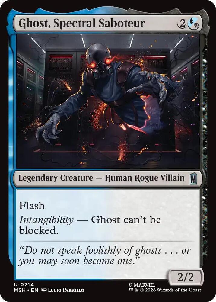 Ghost, Spectral Saboteur - 214 Normal - Marvel Super Heroes