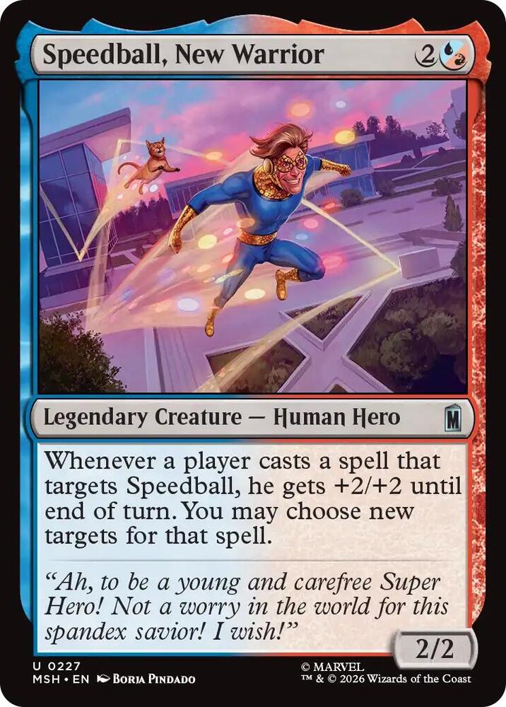 Speedball, New Warrior - 227 Normal - Marvel Super Heroes