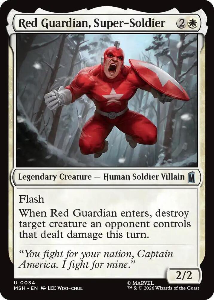 Red Guardian, Super-Soldier - 34 Normal - Marvel Super Heroes