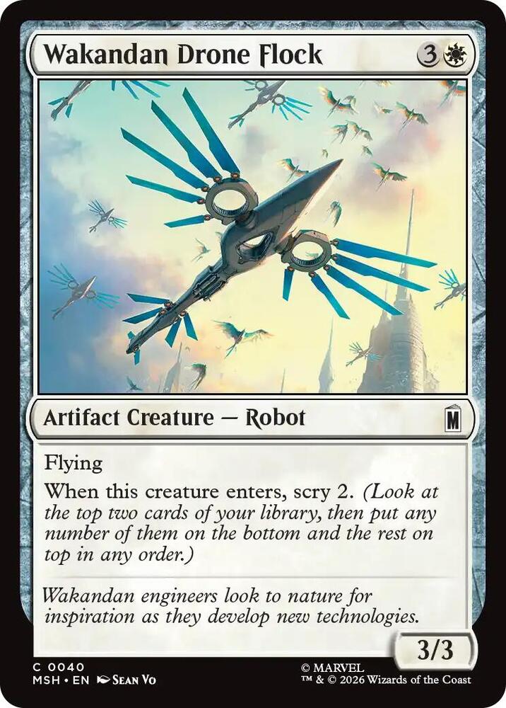 Wakandan Drone Flock - 40 Foil - Marvel Super Heroes