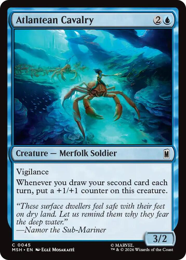 Atlantean Cavalry - 45 Normal - Marvel Super Heroes