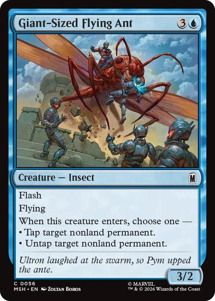 Giant-Sized Flying Ant - 56 Normal - Marvel Super Heroes