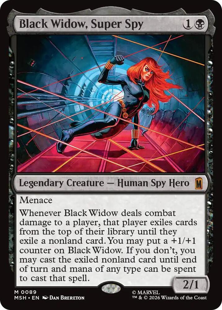 Black Widow, Super Spy - 89 Normal - Marvel Super Heroes