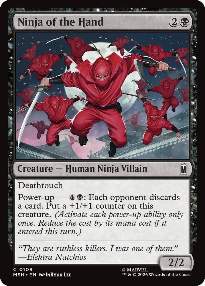 Ninja of the Hand - 108 Normal - Marvel Super Heroes