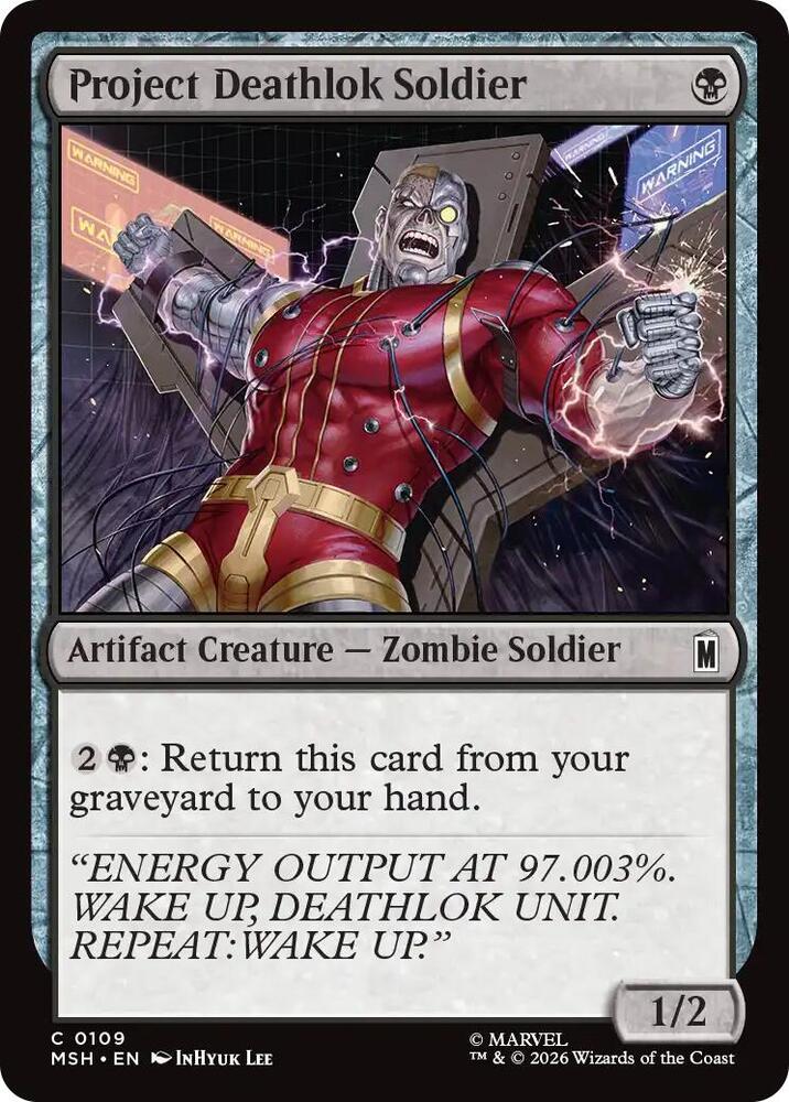 Project Deathlok Soldier - 109 Normal - Marvel Super Heroes