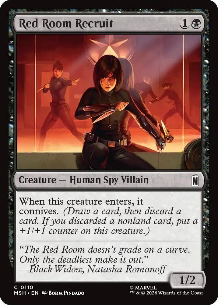 Red Room Recruit - 110 Normal - Marvel Super Heroes