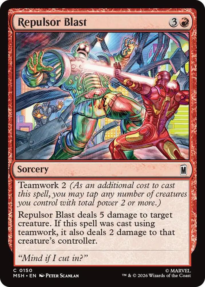Repulsor Blast - 150 Normal - Marvel Super Heroes