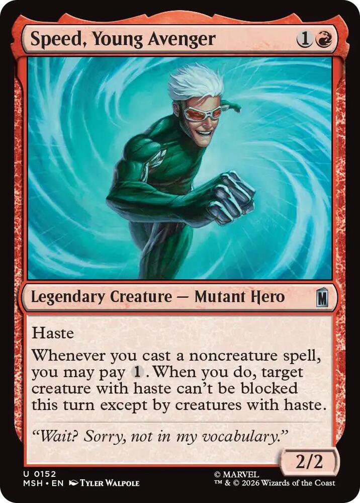 Speed, Young Avenger - 152 Normal - Marvel Super Heroes