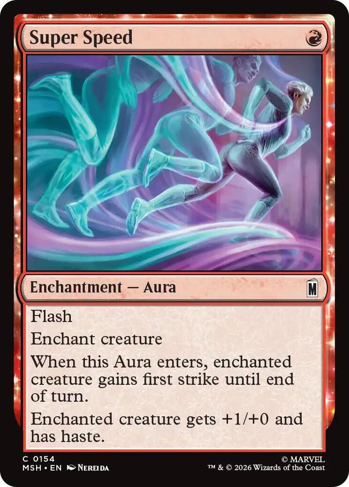 Super Speed - 154 Normal - Marvel Super Heroes
