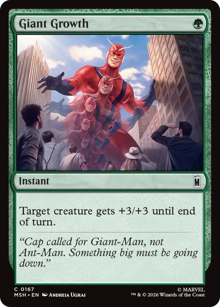 Giant Growth - 167 Normal - Marvel Super Heroes