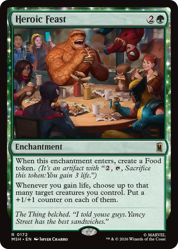 Heroic Feast - 172 Normal - Marvel Super Heroes