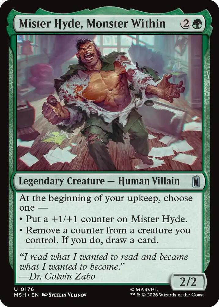 Mister Hyde, Monster Within - 176 Normal - Marvel Super Heroes