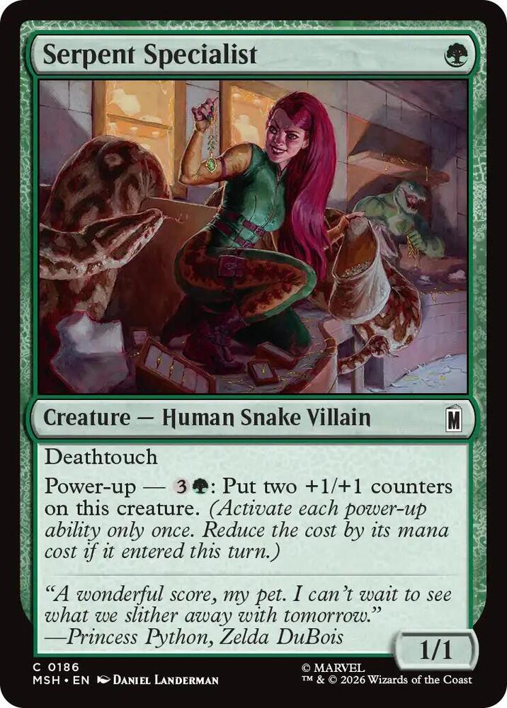 Serpent Specialist - 186 Normal - Marvel Super Heroes