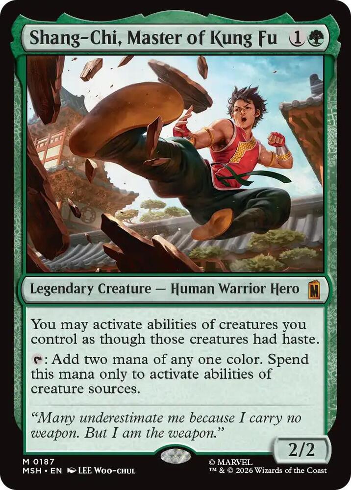 Shang-Chi, Master of Kung Fu - 187 Normal - Marvel Super Heroes