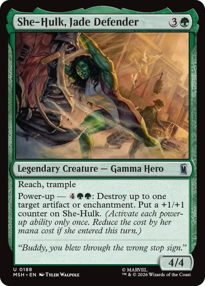 She-Hulk, Jade Defender - 188 Normal - Marvel Super Heroes