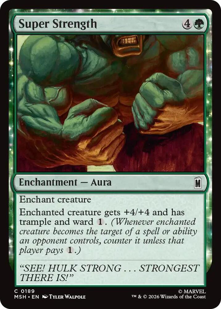 Super Strength - 189 Normal - Marvel Super Heroes