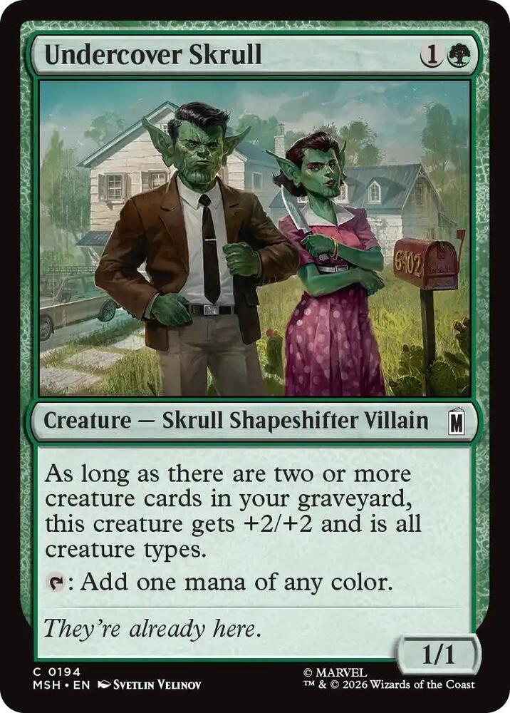 Undercover Skrull - 194 Normal - Marvel Super Heroes