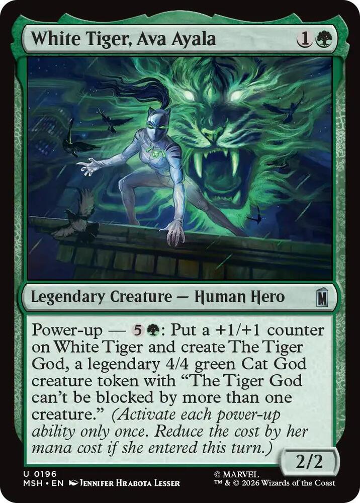 White Tiger, Ava Ayala - 196 Normal - Marvel Super Heroes