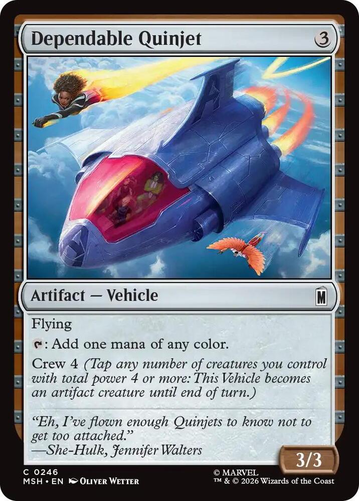 Dependable Quinjet - 246 Normal - Marvel Super Heroes