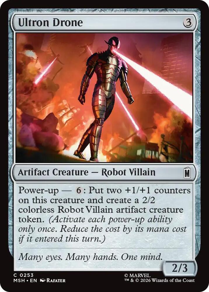 Ultron Drone - 253 Normal - Marvel Super Heroes
