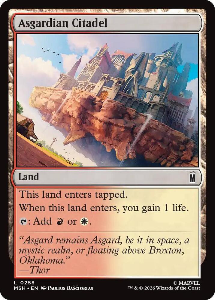 Asgardian Citadel - 258 Normal - Marvel Super Heroes