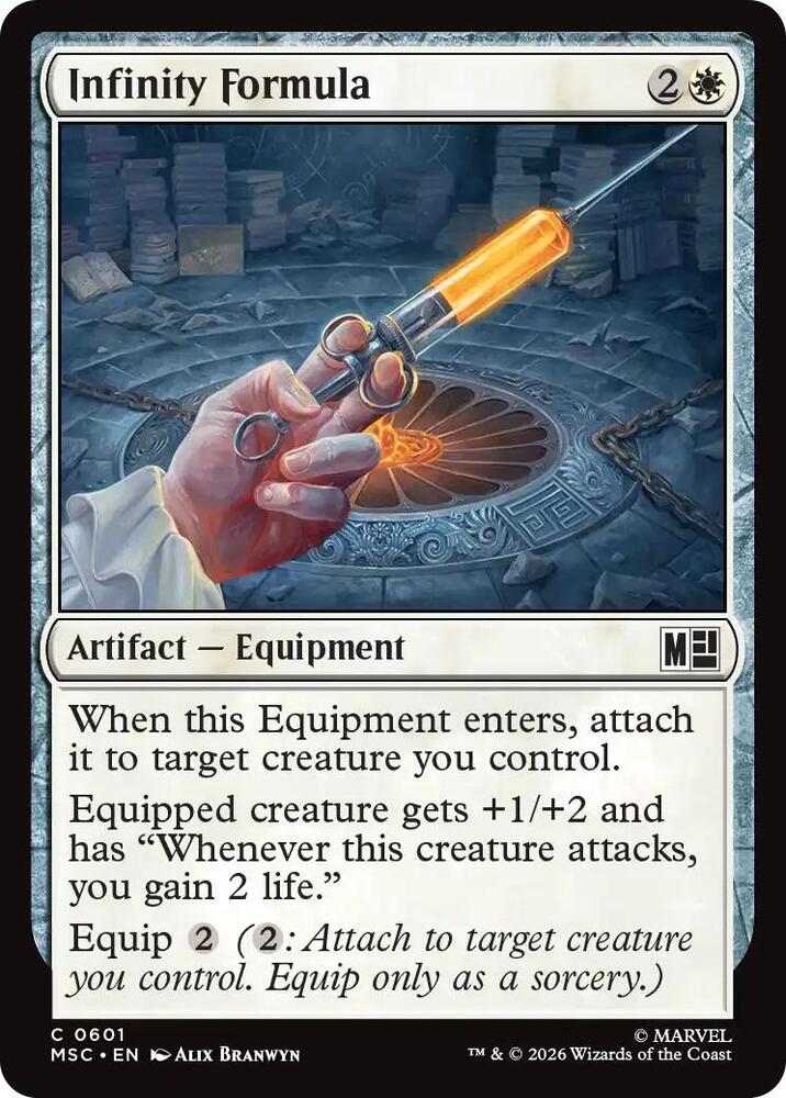 Infinity Formula - 601 Foil - Commander: Marvel Super Heroes