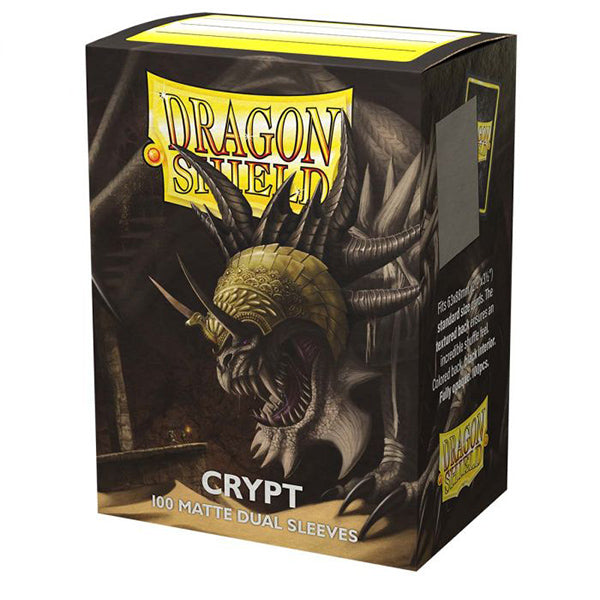 Dragon Shield - Dual Matte Standard Size Sleeves 100pk - Crypt Neonen