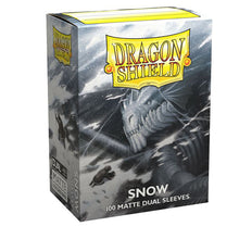 Dragon Shield - Dual Matte Standard Size Sleeves 100pk - Snow