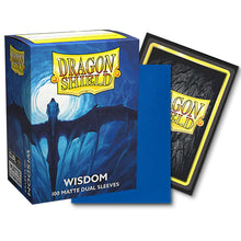 Dragon Shield - Dual Matte Standard Size Sleeves 100pk - Wisdom Blue