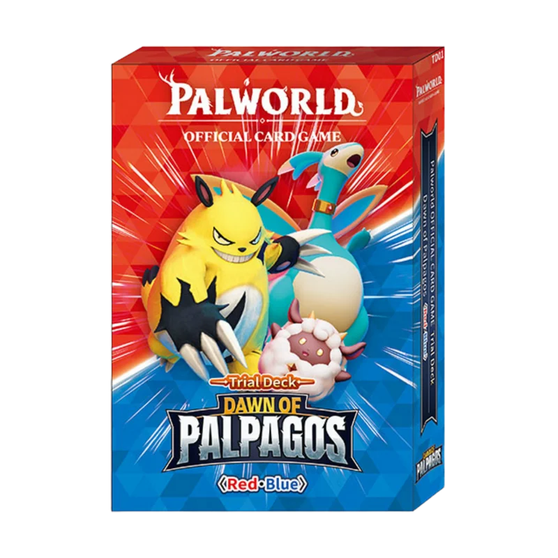 Palworld OFFICIAL CARD GAME - Dawn of Palpagos Red - Blue Trial Deck