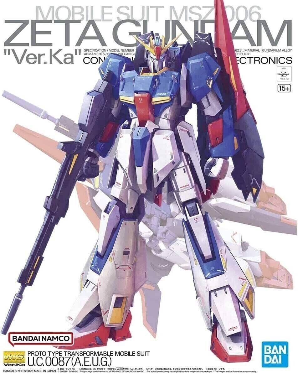 Gundam Mobile Suit MSZ-006 Zeta Gundam Ver. Ka Model Kit